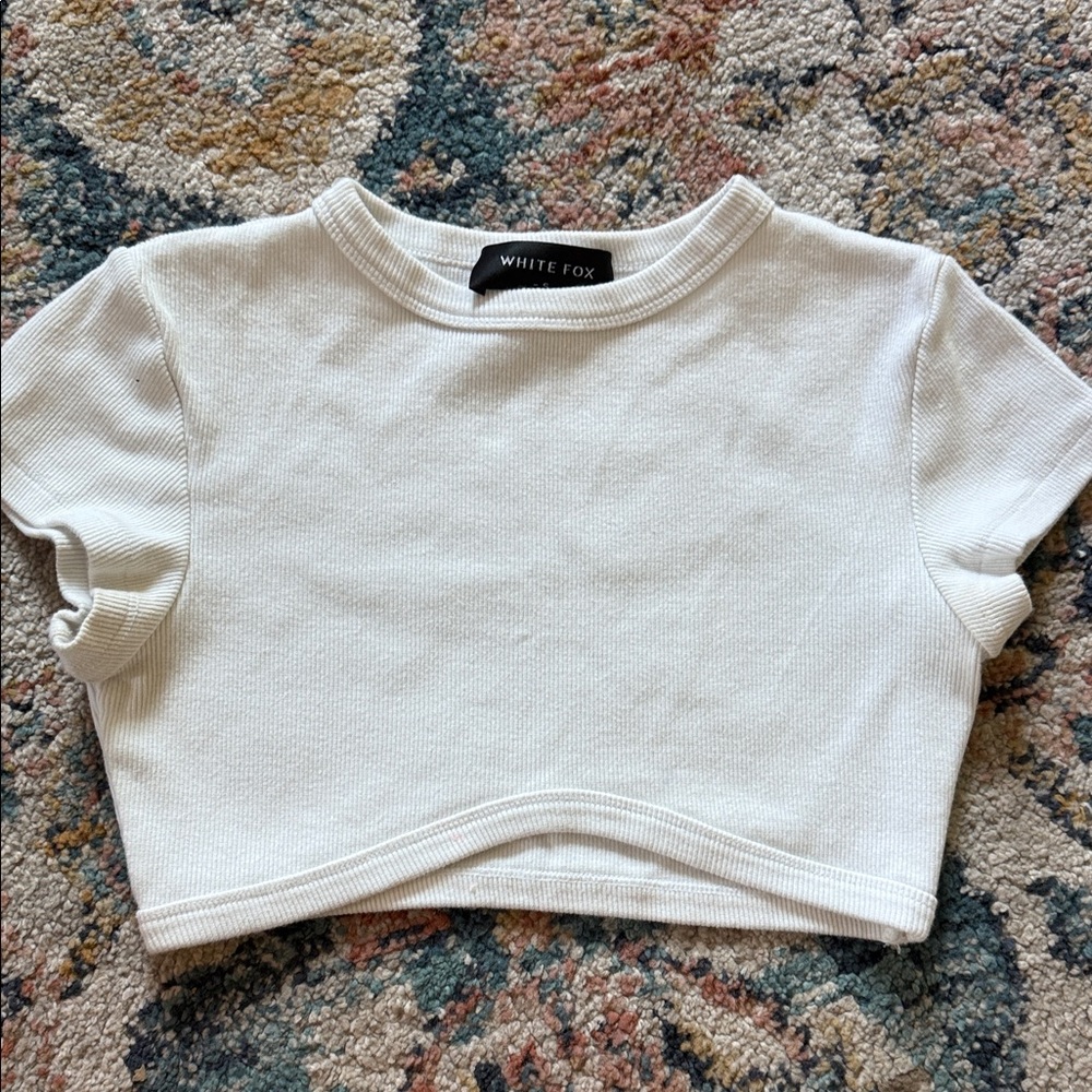 White Fox Boutique White Crop Top